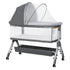 Bopeep Baby Cot Bed Crib Newborn Co-Sleeper Bassinet Safety Adjustable Bedside-2050056762865881088