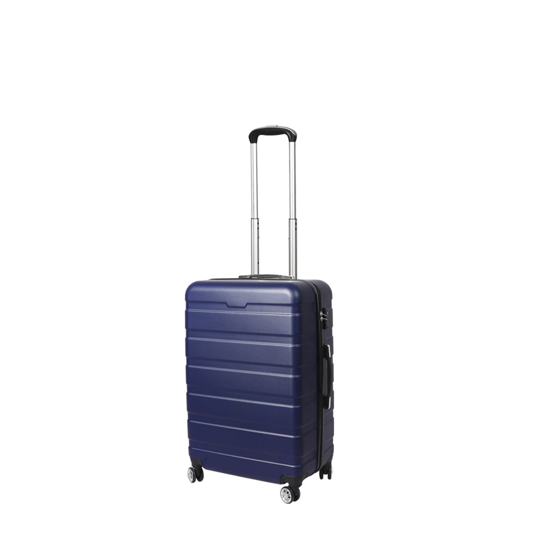Slimbridge 20" Carry On Luggage Case Navy 20 inch-1864184364645093376