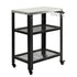 Levede Outdoor Kitchen Cart Mobile BBQ Grill Trolley Stainless Steel Prep Table-2050059021725077504