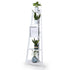 Levede 5 Tier Corner Shelf Wooden Storage White-1864183221135216640