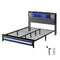 Levede Queen Bed Frame with Storage Headboard RGB LED-2006732901781213184