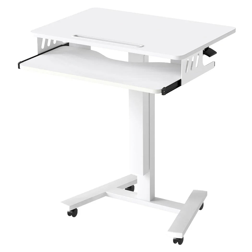 Levede Mobile Standing Desk Adjustable Height Table-2050056913487532032