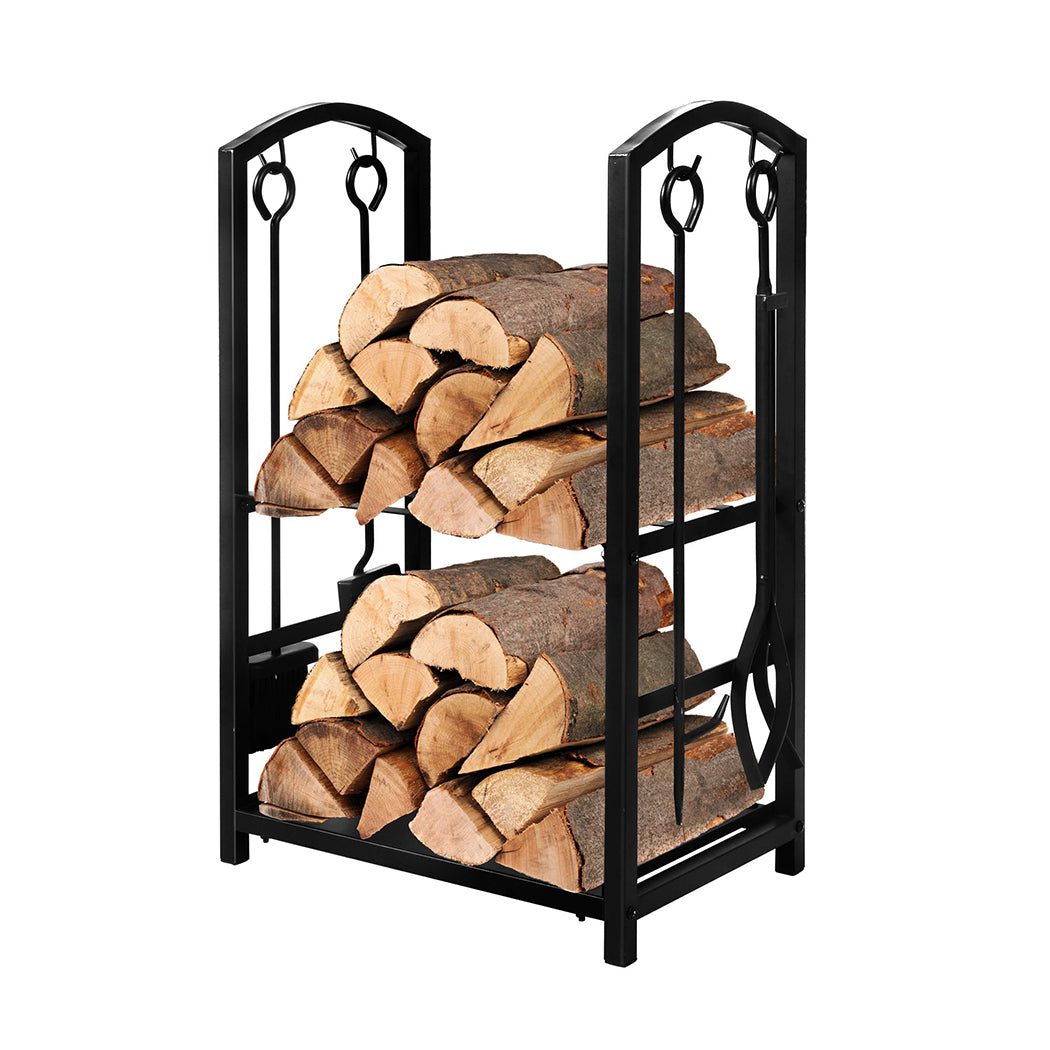 Traderight Firewood Rack 4 Fireplace-1864184269887377408