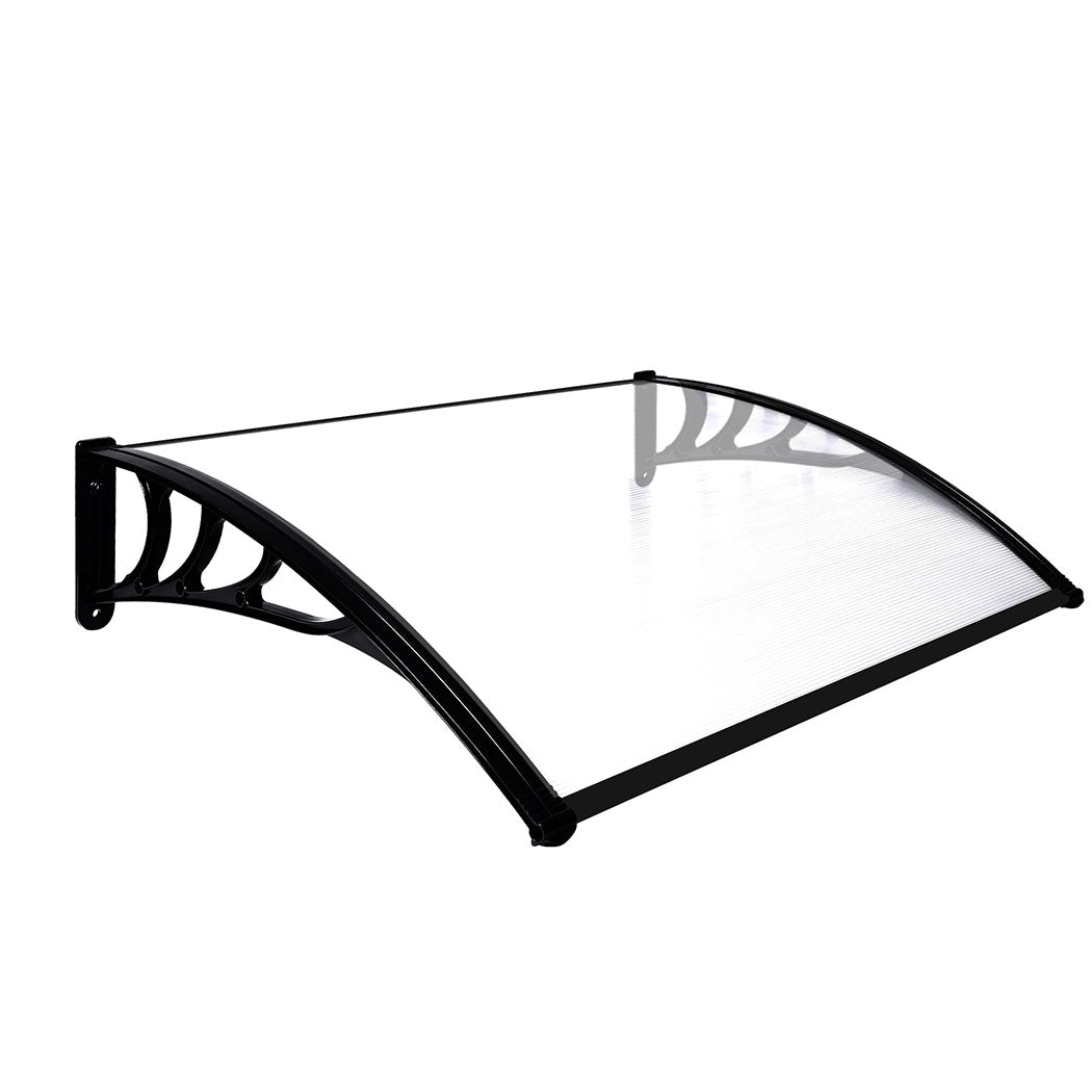 Mountview Window Door Awning Outdoor 1M X 1.2M Transparent 1x1.2M-1864184443309264896