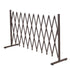 Garden Security Fence Gate Gate Metal Brown-1899652499095293952