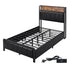 Levede Single Bed Frame PU Mattress Base Storage Drawer Headboard USB Charge-2100034936290545664
