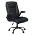 Levede Executive Office Chair Footrest PU Leather Tilt Gaming Work Seat Black-2050056783220838400