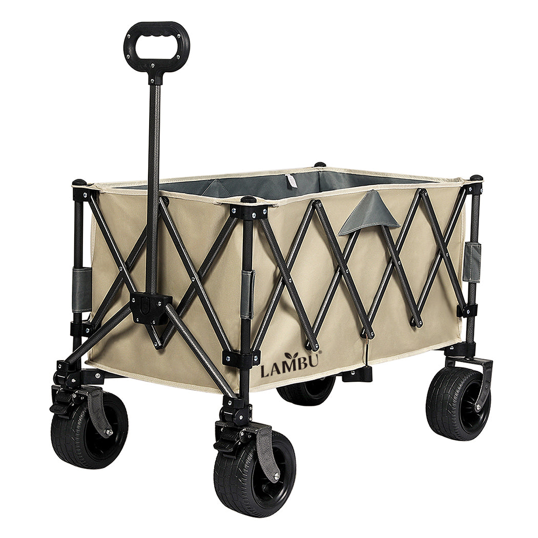 Lambu Folding Wagon Cart Khaki-2006732894487318528