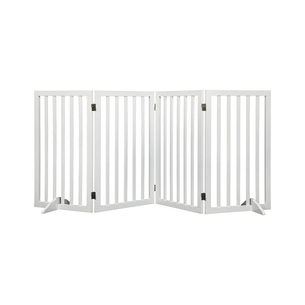 PaWz Wooden Pet Gate Dog Fence Safety White 800x 3MM-2018816807758073856