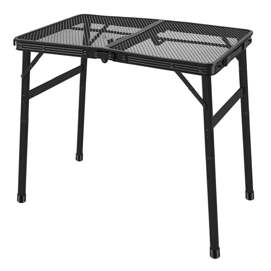 Levede Camping Table Mesh Desktop Lightweight Portable Folding Grill Desk-2050056781790580736