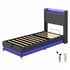 Levede Single Bed Frame Gas Lift Storage LED Light USB-2006733381777362944