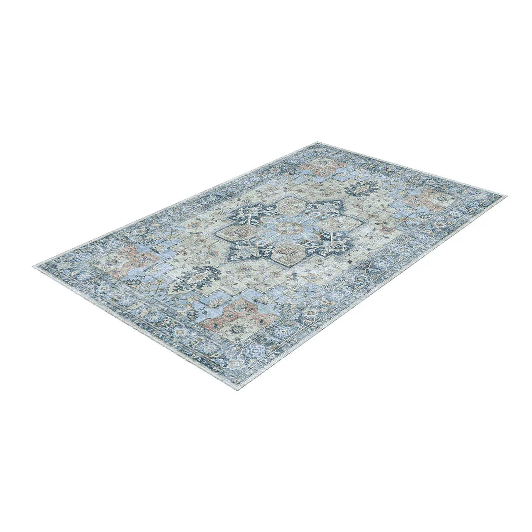 Marlow Floor Rug Vintage Polyester Washable Area Rugs-2050056914762600448