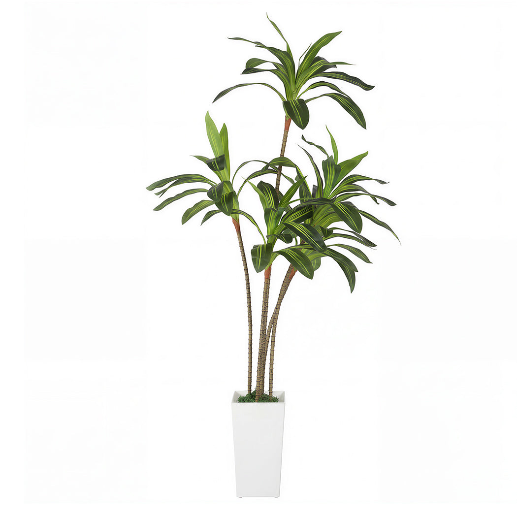 Lambu Artificial Dracaena Tree Lifelike Fake Leaves Artificial Plants Indoors-2050056792347643904