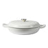 TOQUE 3.5L Enamel Dutch Oven Pan in White Colour-1864184348887093248