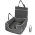 PaWz Dog Car Booster Seat Belt Pet Backrest Grey-2018816730658377728