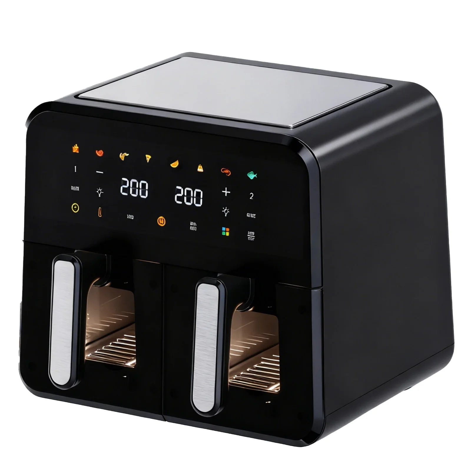Spector 12L Dual Basket Air Fryer Electric Digital Touchscreen Oil Free Family-2050056774341496832
