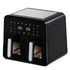 Spector 12L Dual Basket Air Fryer Electric Digital Touchscreen Oil Free Family-2050056774341496832
