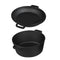 Toque 5.84L Double Dutch Oven 2 in 1 Cast Iron Pan-2050056750580764672