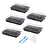 Toque Seedling Tray 5 Pack Starter Kit With Vented Dome For Greenhouse Black-2100034985904967680