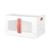 Plastic Storage Containers Stackable Red-1864184615682576384