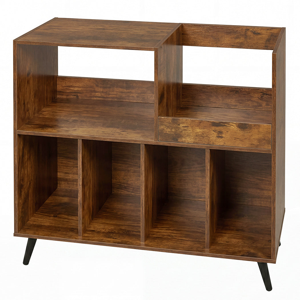 Levede Record Player Stand Vinyl Holder Cabinet Turntable Table 300+ Albums-2102558716346896384