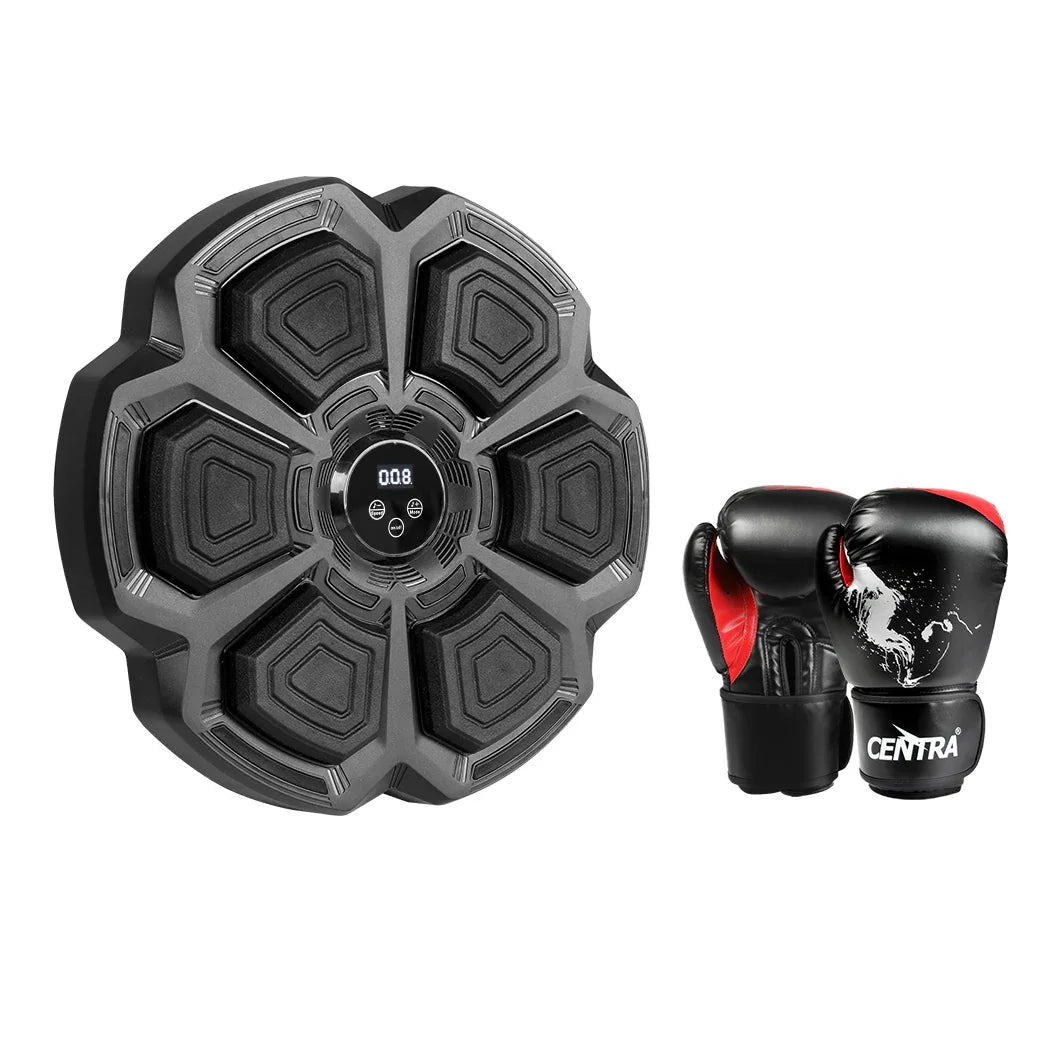 Centra Punching Box With 8OZ Boxing Glove Black-2006732823549054976