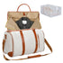 Slimbridge Garment Bags Hanging Suit Duffel Bag Beige-1894516795239436288