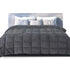 DreamZ Quilt Doona Comforter Blanket Grey King-2006733014155005952