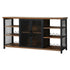Levede Bar Cabinet Buffet Sideboard Walnut-2018816921222385664