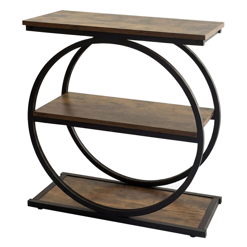 Levede Narrow Side Table 3 Tiers End Table Adjustable Sofa Side Table Bedroom-2050059016712884224