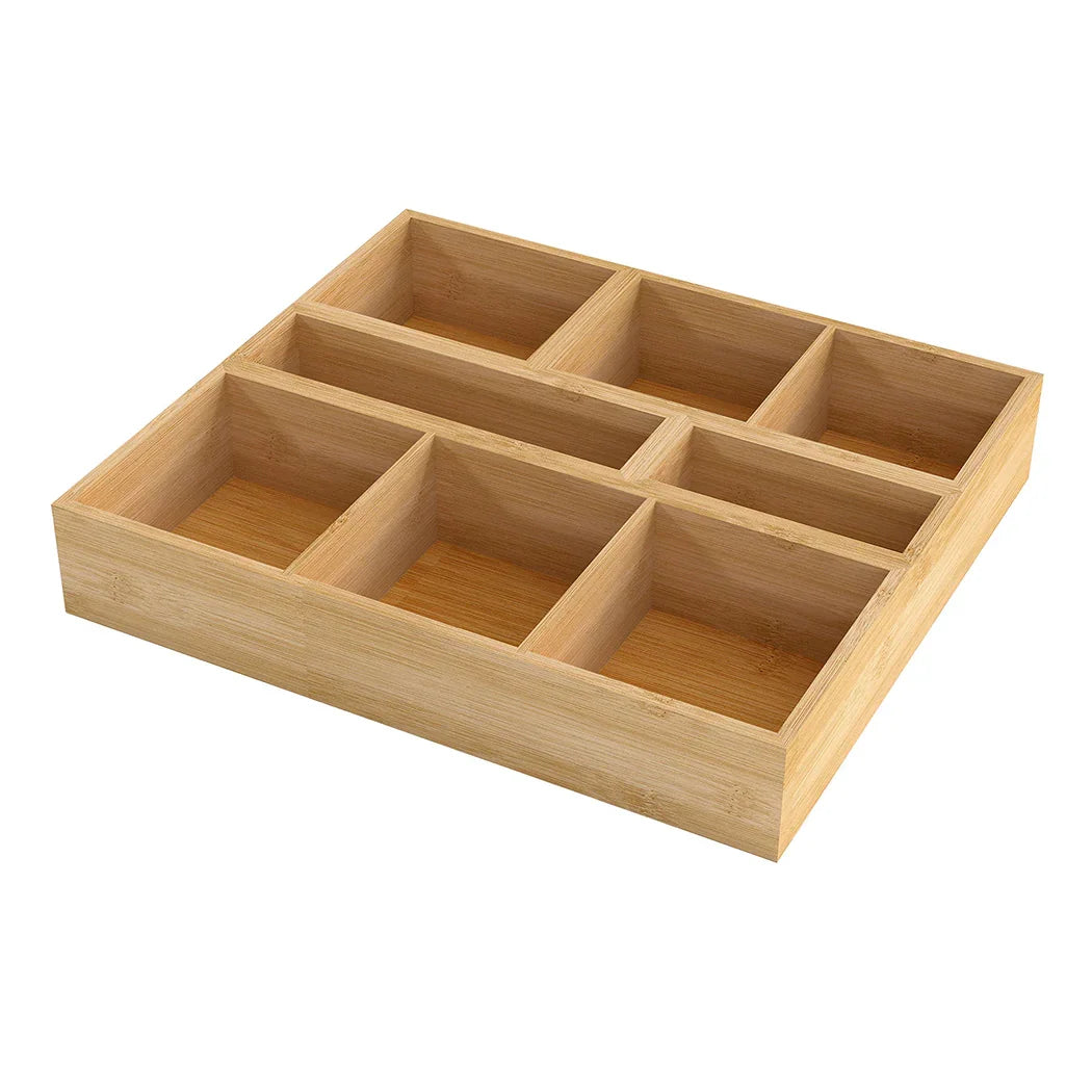 Toque Bamboo Drawer Organizer Multi-Use Storage Box-2029387215821475840