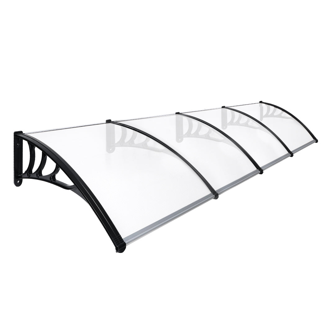 Mountview Window Door Awning Outdoor 1M X 4M Transparent 1x4M-2006733104710029312