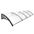 Mountview Window Door Awning Outdoor 1M X 4M Transparent 1x4M-2006733104710029312