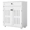 Levede Shoe Cabinet Door Storage Rack Cupboard White-2050056913709830144