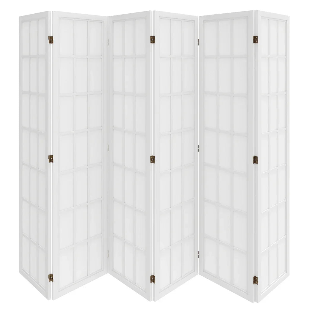 Levede 6 Panel Room Divider 170cm Freestanding Screen-2006732767970332672