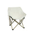 Levede Folding Camping Moon Chair Lightweight Beige-1864184458320678912