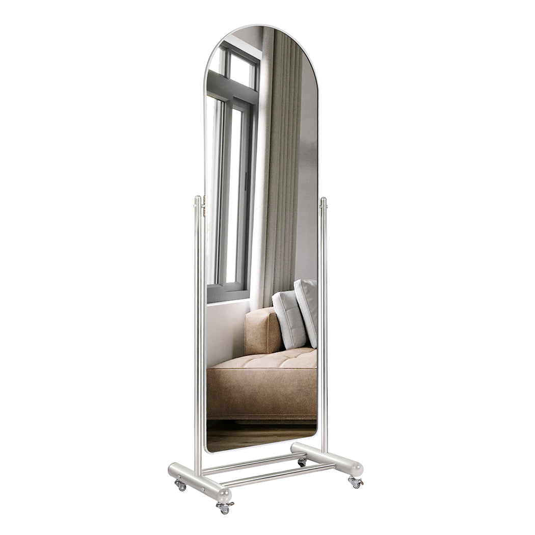 Yezi 165CM Movable Arch Full Length Mirror-1897119187105615872