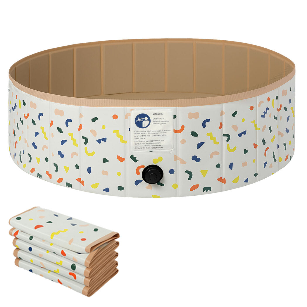 Pawz Dog Swimming Pool Foldable Pet Bath Portable 120cm-2065254666500968448