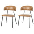 Levede 2x PU Leather Dining Chairs Kitchen Lounge-2050056743995707392