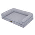 Pawz Cooling Orthopedic Dog Bed Waterproof Lining Washable Memory Foam Grey L-2072893573103226880