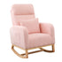 Levede Rocking Chair Ottoman Footrest With Side Pocket-1894516801254068224