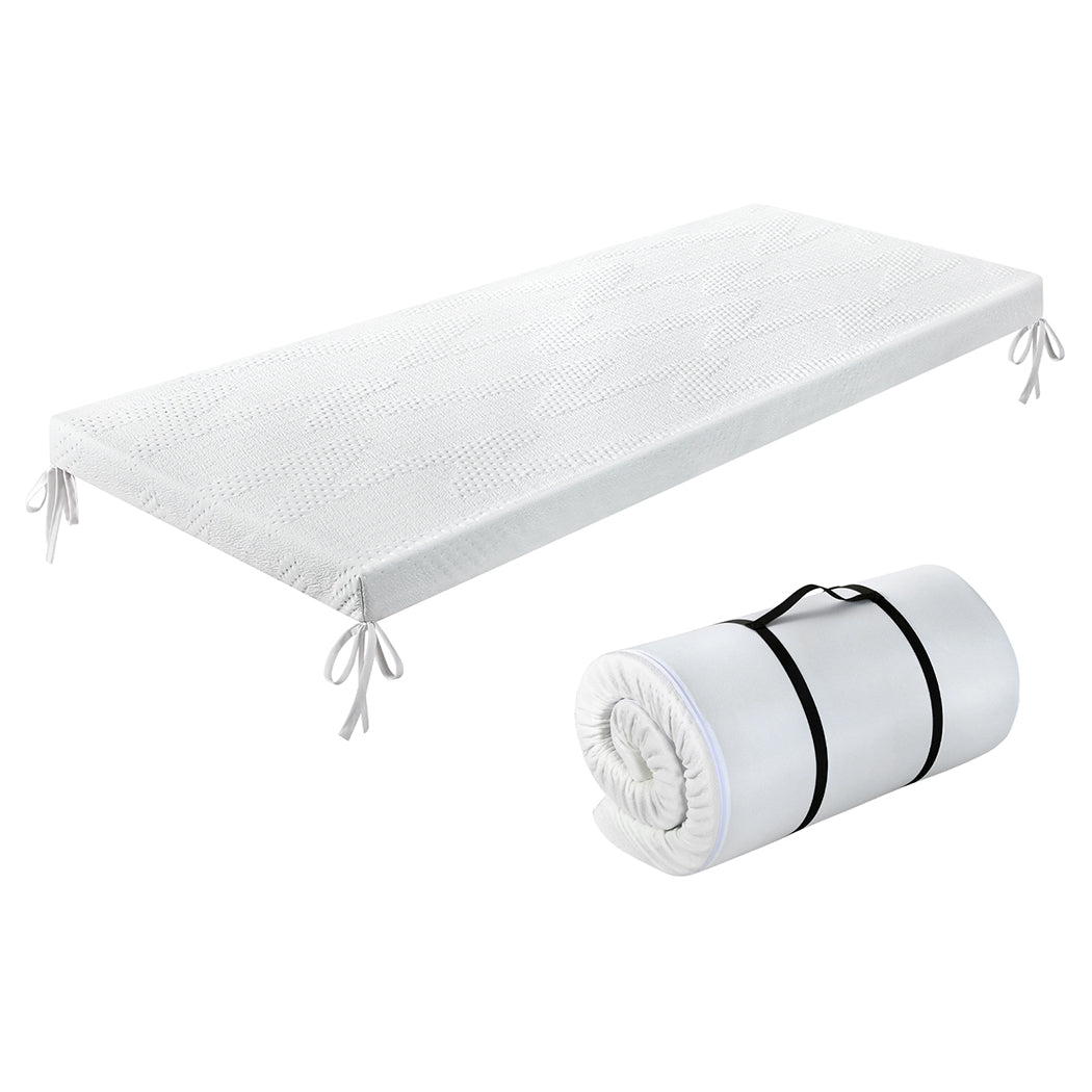 Dreamz Gel Memory Foam Mattress Topper Camping Bed Car Mattress Roll Floor Mat-2050056763083984896