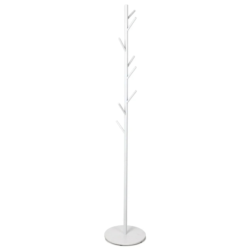 Levede Coat Rack Hat Clothes Stand Hanger White-2018816731472072704