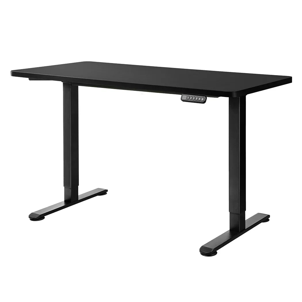 Levede Motorised Standing Desk Adjustable 140cm Black 1000x 1MM-2029387253054312448
