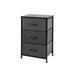 Levede Storage Cabinet Tower Chest Dark Grey-2006733263565099008