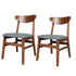 Levede 2xDining Chairs Kitchen Chair Brown 2Pack-2018816901869867008