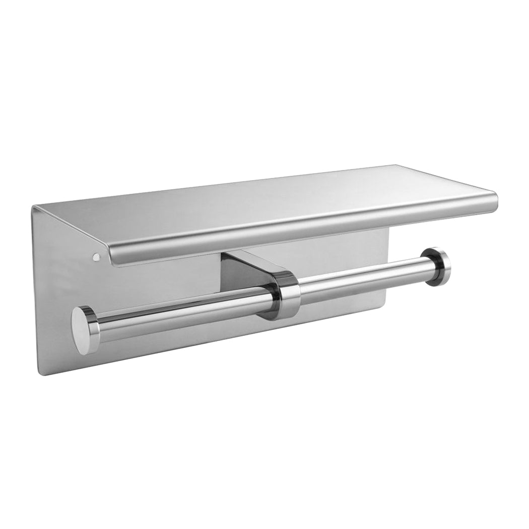 Toilet Paper Holder Double Roll Stainless-2029387261820407808