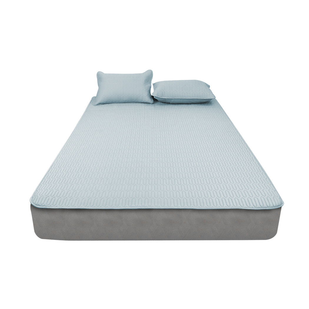DreamZ Latex Cooling Bed Sheet Set Fitted 3PCS Double-1864183182144966656