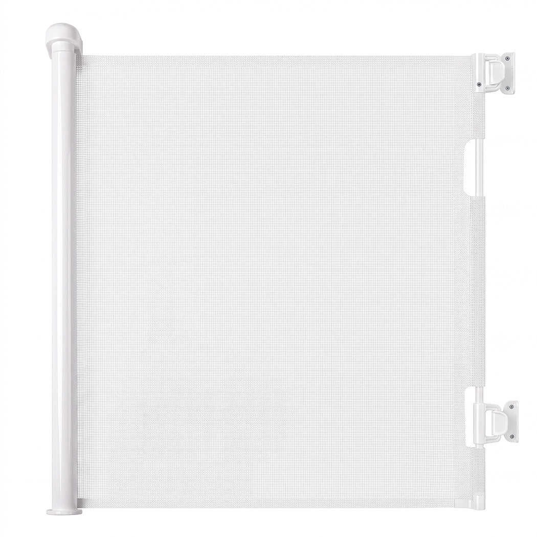 BoPeep Retractable Baby Gate 150cm No Drill One-Hand Lock  for Hallways Grey-2100034971254263808