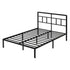 Levede Double Bed Frame Metal Base Platform Headboard Heavy Duty Mass Storage-2050056771011219456
